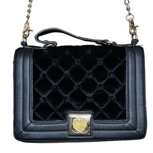 Betsey Johnson Black Shoulder Bag
